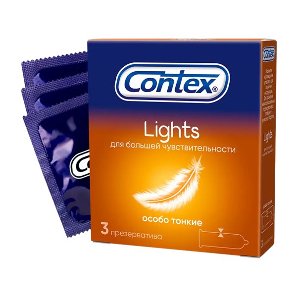 Презервативы Contex Lights особо тонкие №3