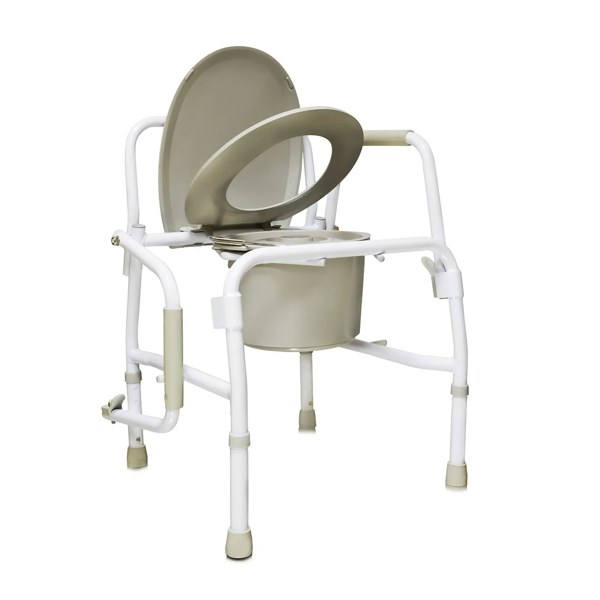 Кресло туалет с опускающ. подлокотниками арт.AMCB6807
